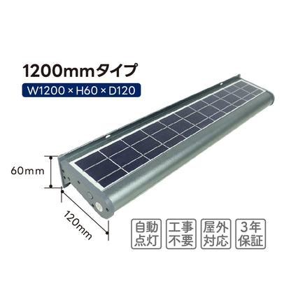 ソーラーLEDライト　W1200